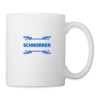 schnorren geht immer - Tasse - Weiß - Rechts