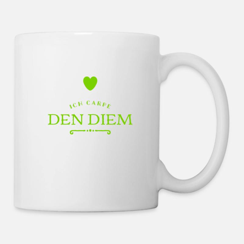 ich nutze den Tag - Tasse - Weiß