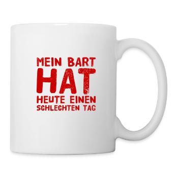 mein Bart - Tasse - Weiß - Rechts