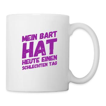 wilder Bart - Tasse - Weiß - Rechts