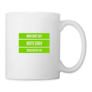 Bartpflege - Tasse - Weiß - Rechts