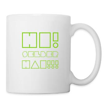 grüß dich - Tasse - Weiß - Rechts