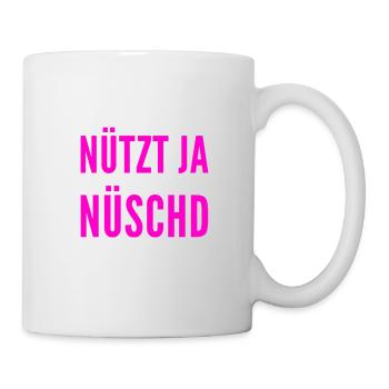 ich habe die richtige Haltung - Tasse - Weiß - Rechts