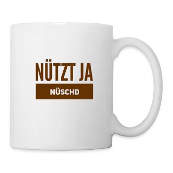 die richtige Haltung - Tasse - Weiß - Rechts