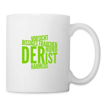 bissiges Frauchen - Tasse - Weiß - Rechts