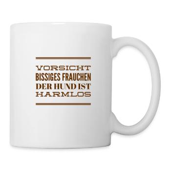 der Hund tut nichts - Tasse - Weiß - Rechts