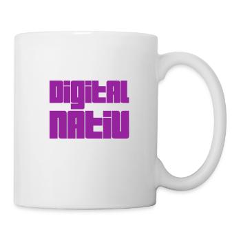 digital nativ - Tasse - Weiß - Rechts