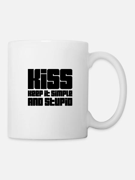 einfach ist super - Tasse - Weiß