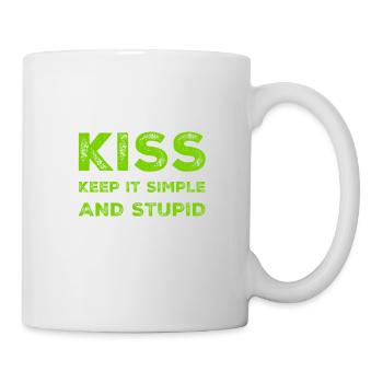 einfach ist genial - Tasse - Weiß - Rechts