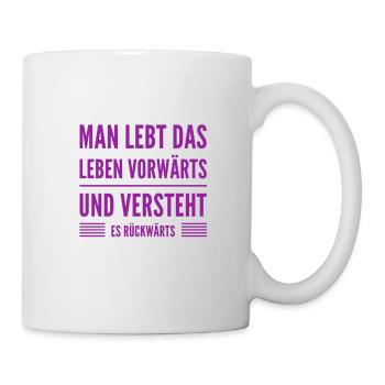 Lebenserfahrung ist genial - Tasse - Weiß - Rechts