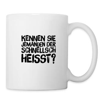 wer heißt den Schnellsch? - Tasse - Weiß - Rechts