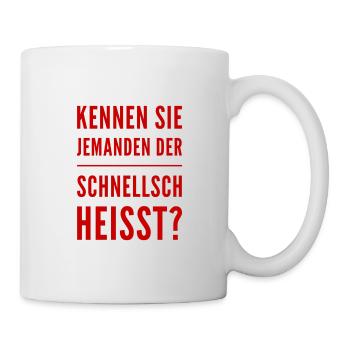 Herr Schnellsch - Tasse - Weiß - Rechts