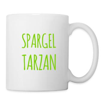 Spargeltarzan - Tasse - Weiß - Rechts