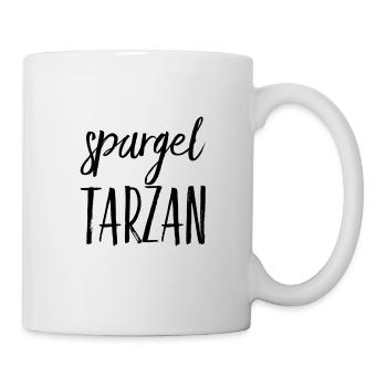ich bin schlank - Tasse - Weiß - Rechts