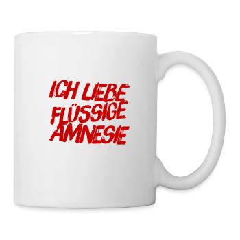 ich mag das Vergessen - Tasse - Weiß - Rechts
