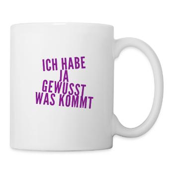 das kam nicht überraschend - Tasse - Weiß - Rechts