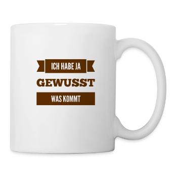 das ist keine Überraschung - Tasse - Weiß - Rechts