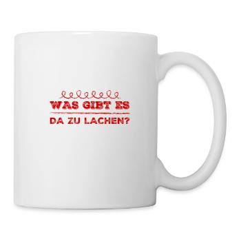 das ist nicht lustig - Tasse - Weiß - Rechts