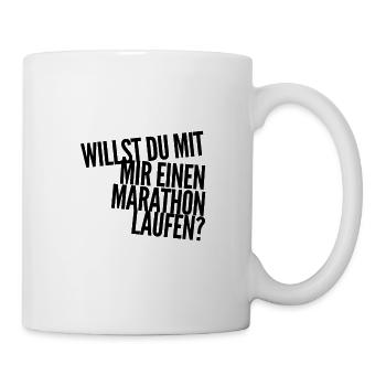 Marathon - Tasse - Weiß - Rechts