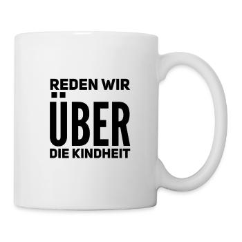 ein paar Gedanken zur Kindheit - Tasse - Weiß - Rechts