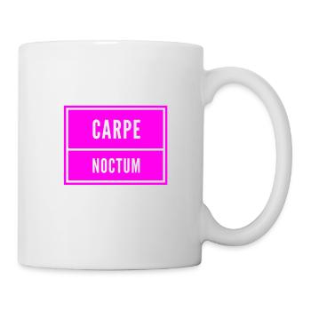 die Nacht ist schön - Tasse - Weiß - Rechts