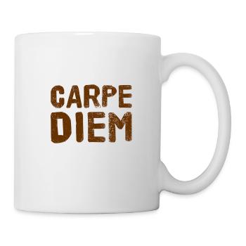 carpe diem - Tasse - Weiß - Rechts