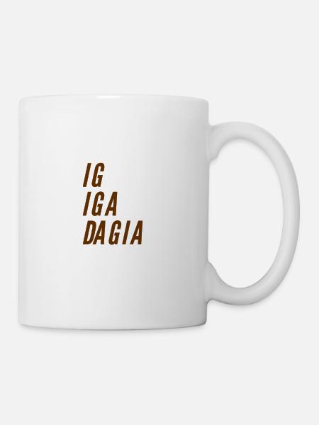 ich gehe - Tasse - Weiß