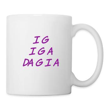 ich muss auch los - Tasse - Weiß - Rechts