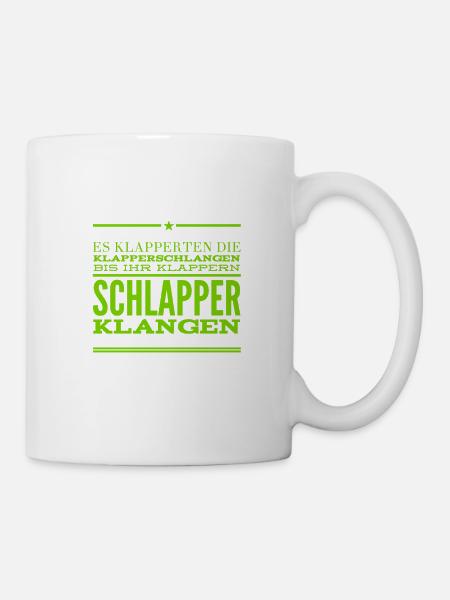 Zungenbrecher sind genial - Tasse - Weiß