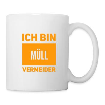 Müllvermeidung geht immer - Tasse - Weiß - Rechts