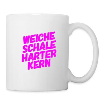 weiche Schale - Tasse - Weiß - Rechts
