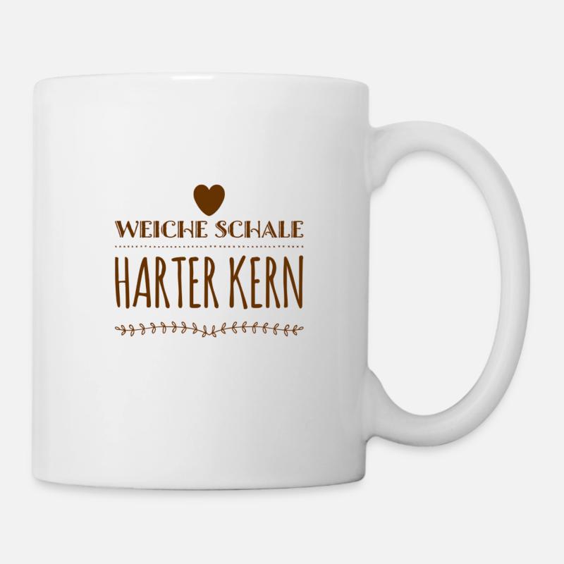 ich habe einen harten Kern - Tasse - Weiß