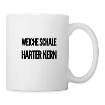 innen hart - Tasse - Weiß - Rechts