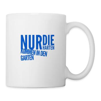 ab in den Garten - Tasse - Weiß - Rechts