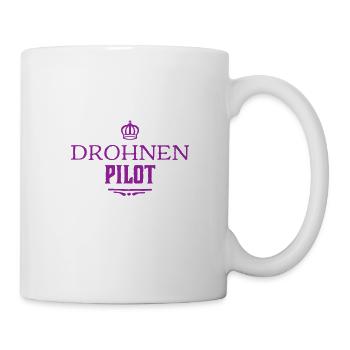 Drohnen sind mein Leben - Tasse - Weiß - Rechts