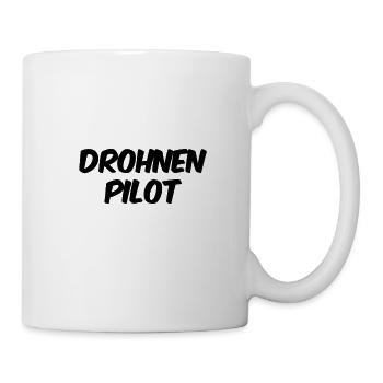 Drohnen gehen immer - Tasse - Weiß - Rechts