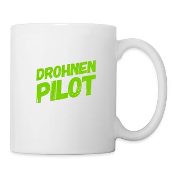 Drohnenpilot - Tasse - Weiß - Rechts
