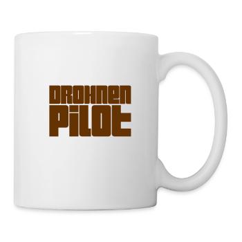 ich bin ein Drohnenpilot - Tasse - Weiß - Rechts