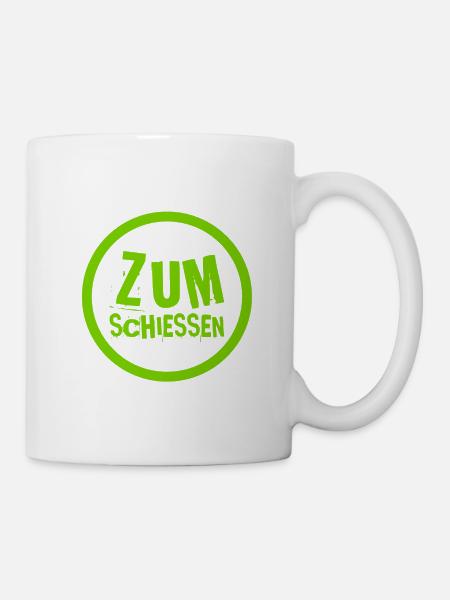 das ist komisch - Tasse - Weiß