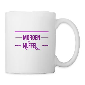 so sieht ein Morgenmuffel aus - Tasse - Weiß - Rechts