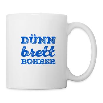 Dünnbrettbohrer - Tasse - Weiß - Rechts