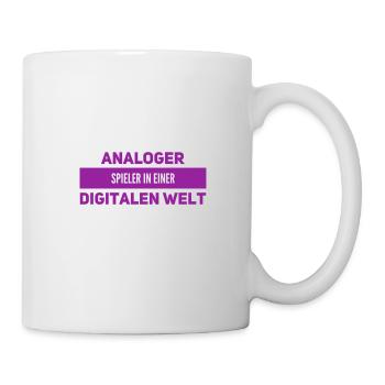 Analogue is always possible - Mug - white - Right