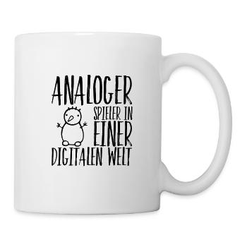 Analog is great - Mug - white - Right