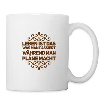 Stop planning - Mug - white - Right