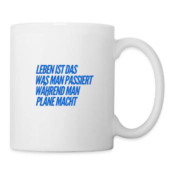 plane nicht - Tasse - Weiß - Rechts