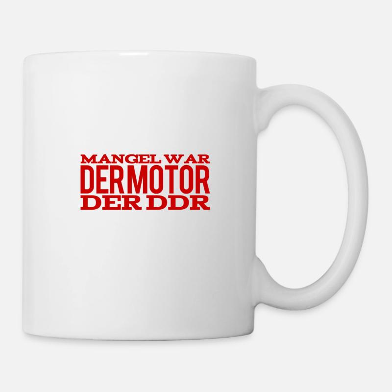 so war es in der DDR - Tasse - Weiß