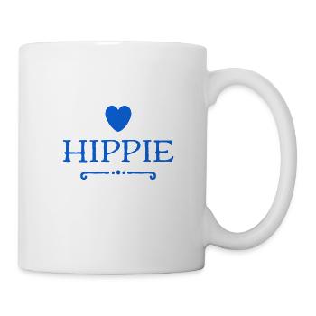 so sieht ein Hippie aus - Tasse - Weiß - Rechts