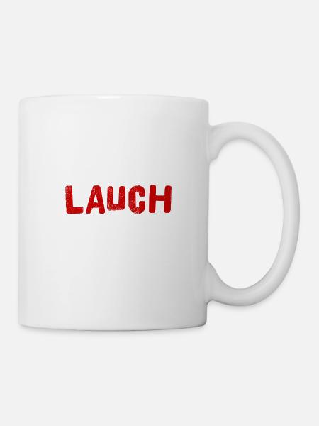 Lauch - Tasse - Weiß