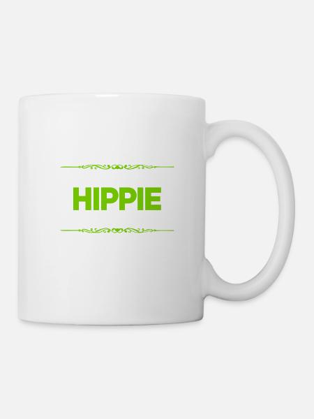 ich bin ein Hippie - Tasse - Weiß