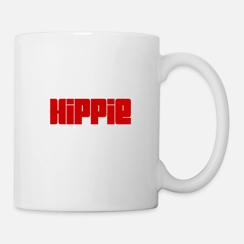 ich mag Hippies - Tasse - Weiß
